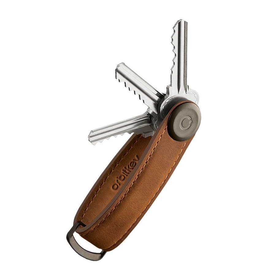 Out+About OrbitOnline | Orbitkey: 2.0 Crazy Horse Leather Chestnut Brown/Brown