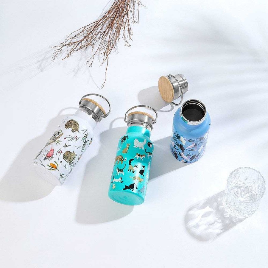 Out+About Monsterthreads | Water Bottle: Clowder Of Cats 300Ml