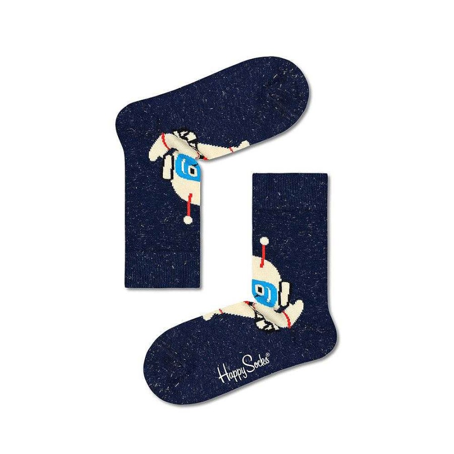 Fashion Happy Socks Socks | Happy Socks: Kids Astronaut Navy 4-6Y