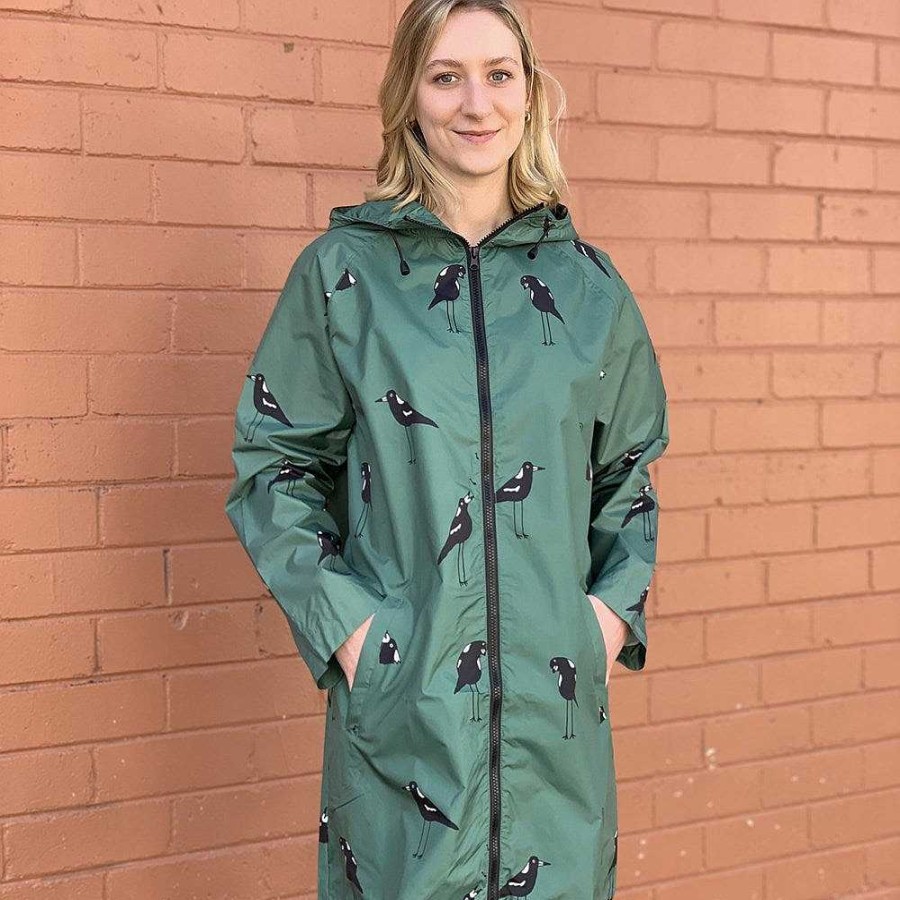 Out+About Monsterthreads | Raincoat: Magpies