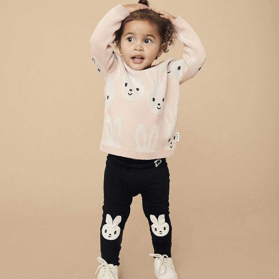 Fashion Huxbaby Kid'S Clothing - Other | Huxbaby: Knit Jumper Bunny Rose