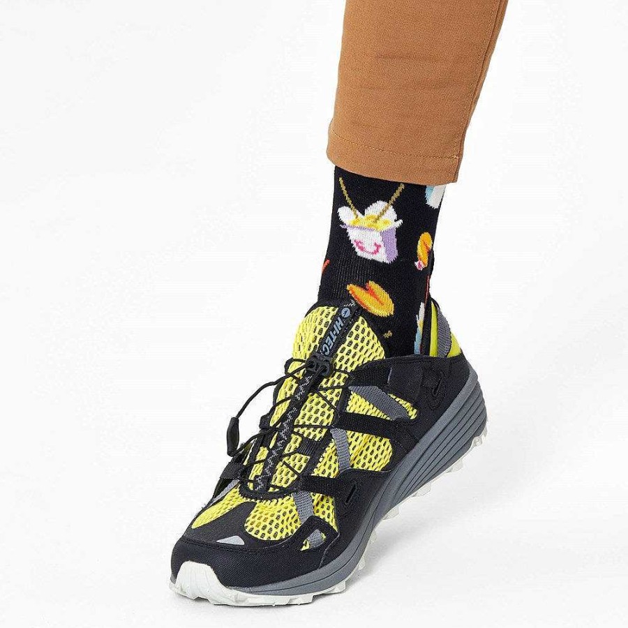 Fashion Happy Socks Socks | Happy Socks: Take Out Sock Black