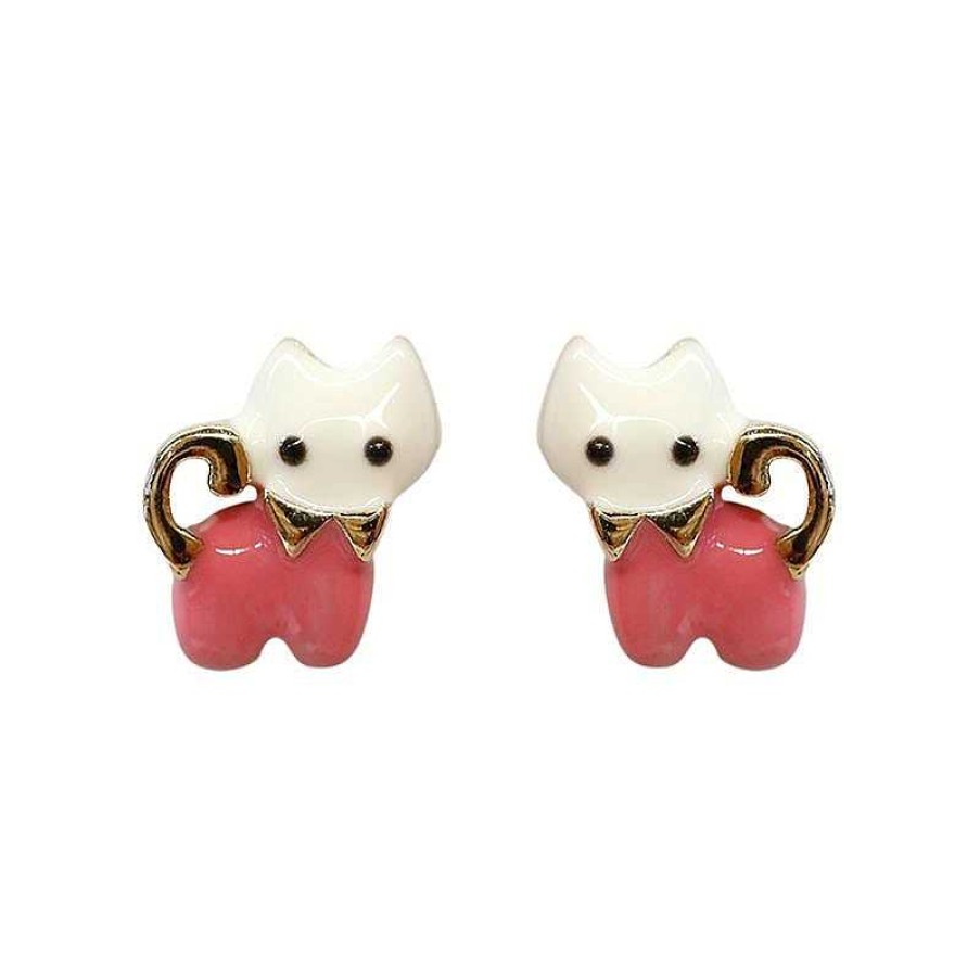 Jewellery Short Story | Short Story: Earring Kitten Pink