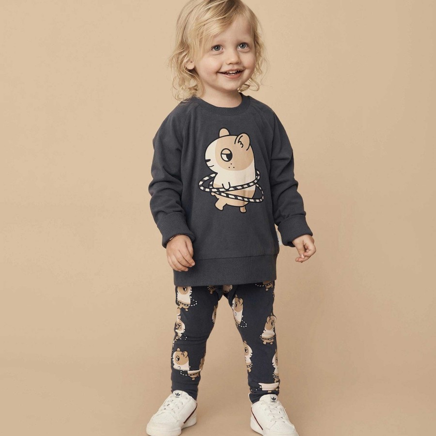 Fashion Huxbaby Kid'S Clothing - Other | Huxbaby: Reversible Sweatshirt Hula Hamster Ink