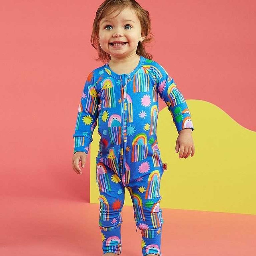 Fashion Halcyon Nights Baby & Toddler Clothing - Other | Halcyon Nights: Long Sleeve Zip Suit Here We Glow