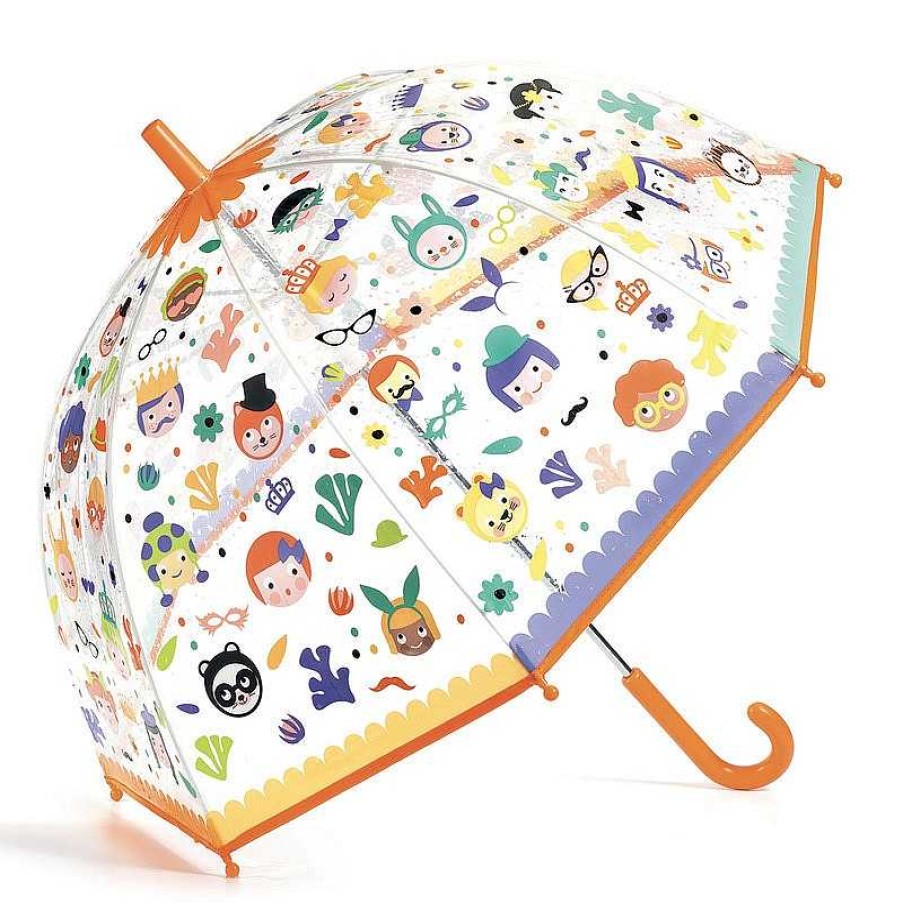 Out+About Djeco | Djeco Faces Colour Change Pvc Child Umbrella