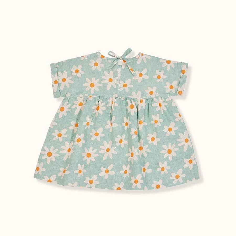 Fashion Goldie + Ace Kid'S Clothing - Other | Goldie + Ace: Lulu Linen Dress Ditzy Daisy