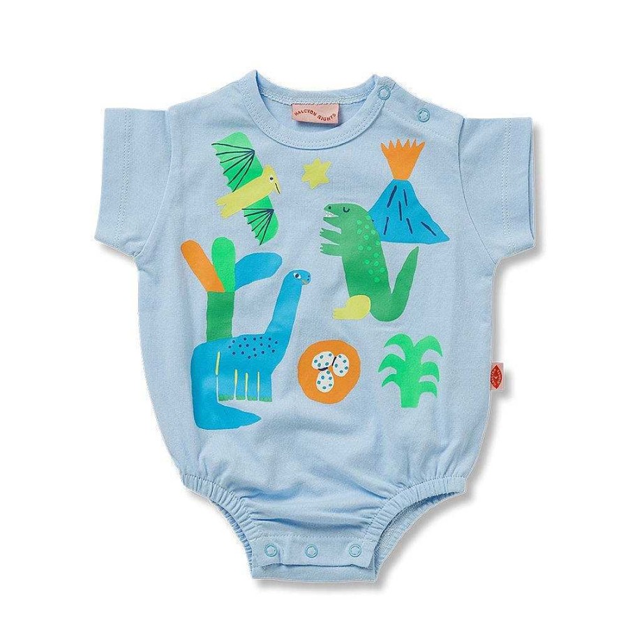 Fashion Halcyon Nights Baby & Toddler Clothing - Other | Halcyon Nights: Short Sleeve Bodysuit Dinos